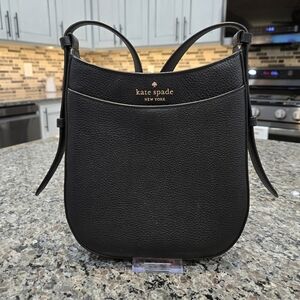Kate Spade New York Leila Black Leather Crossbody Bag